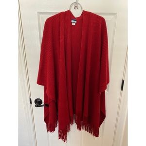 Croft & Barrow Red Cape